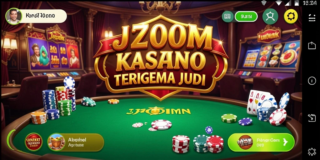 Tampilan permainan Kasino yang menggugah selera di J200M.