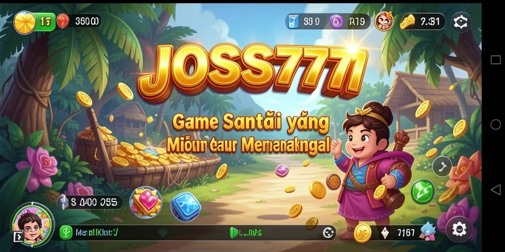Screenshot gameplay JOSS777 menampilkan momen menyenangkan saat bermain.